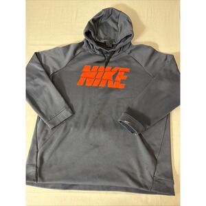 Nike Dri-FIT Pullover Hoodie Sweatshirt Men's XXL Work Fit Construction stained*
